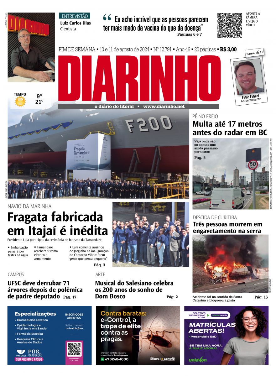 Confira a capa de hoje