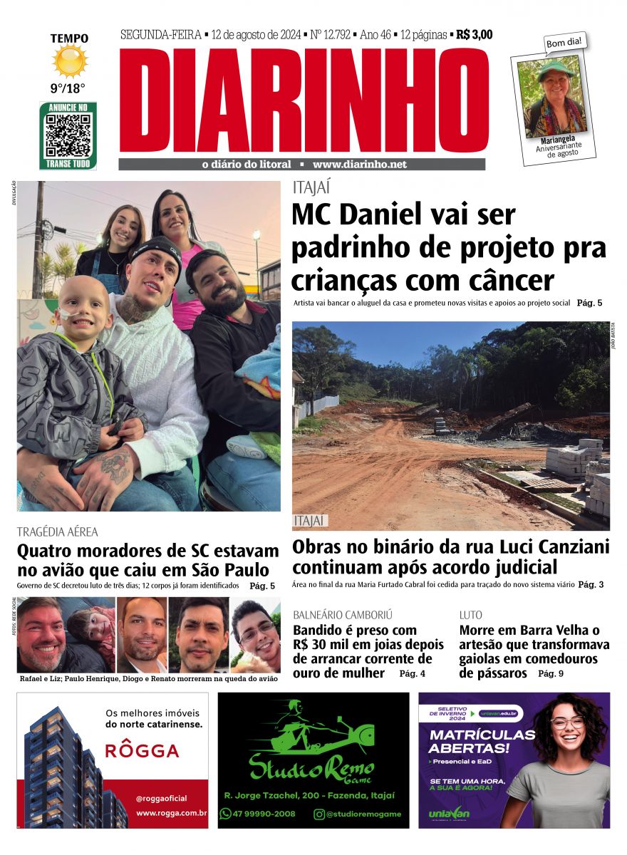 Confira a capa de hoje