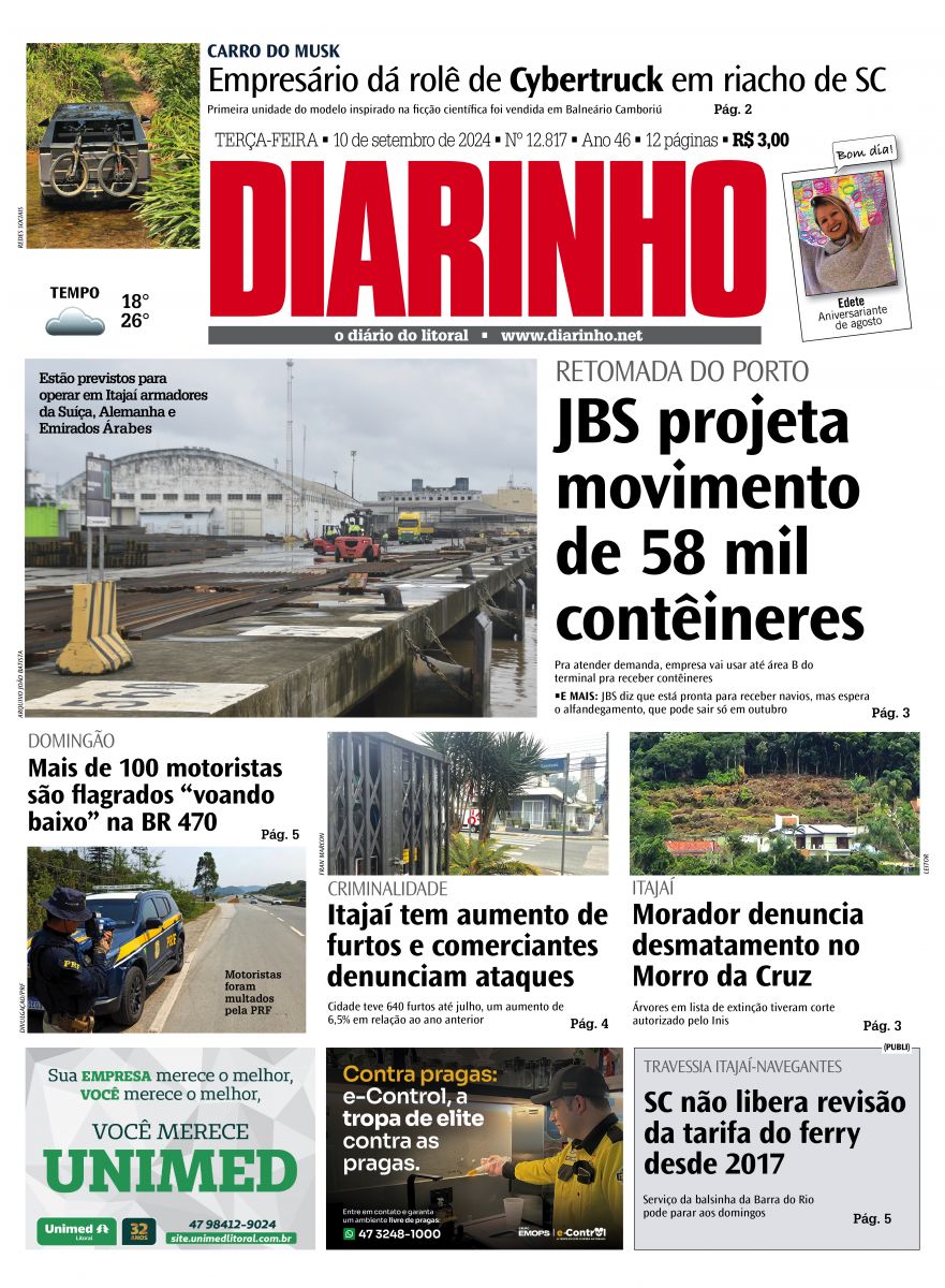 Confira a capa de hoje