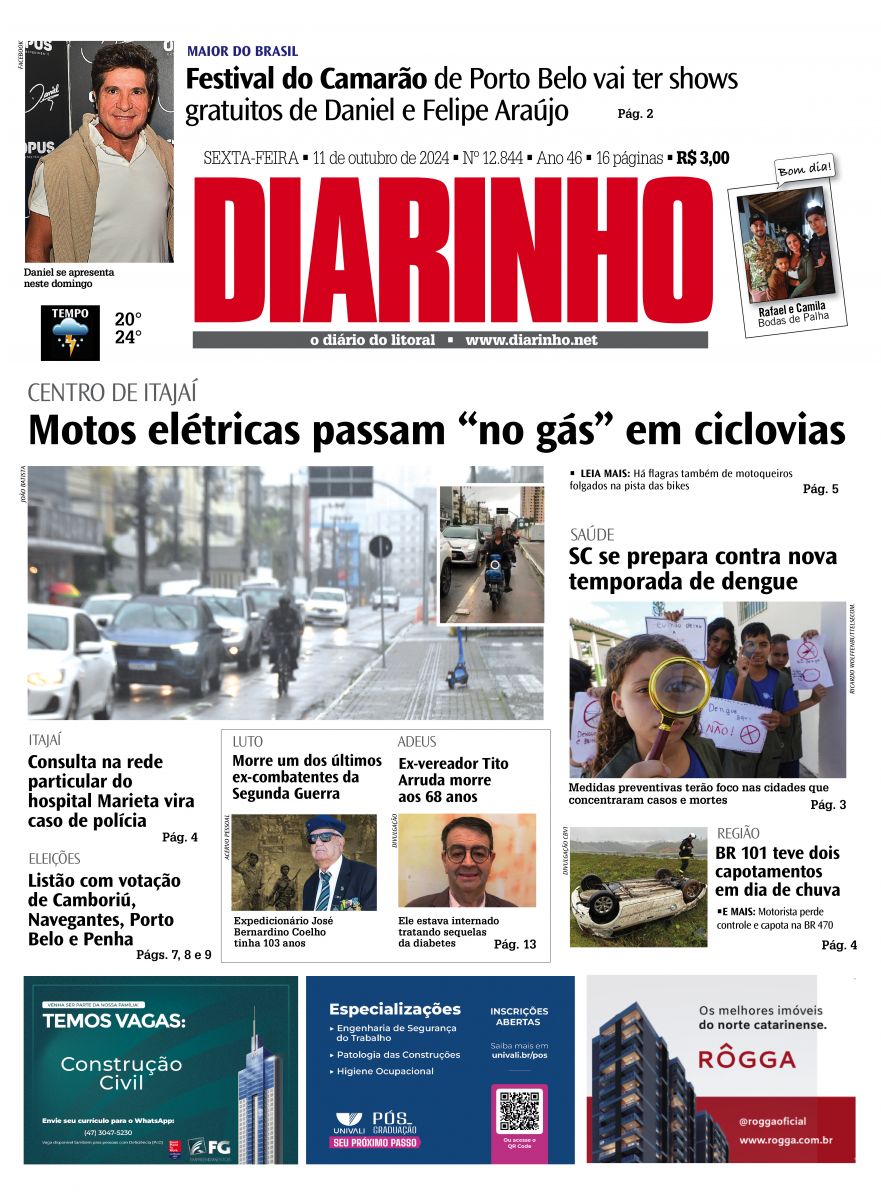 Capa de hoje