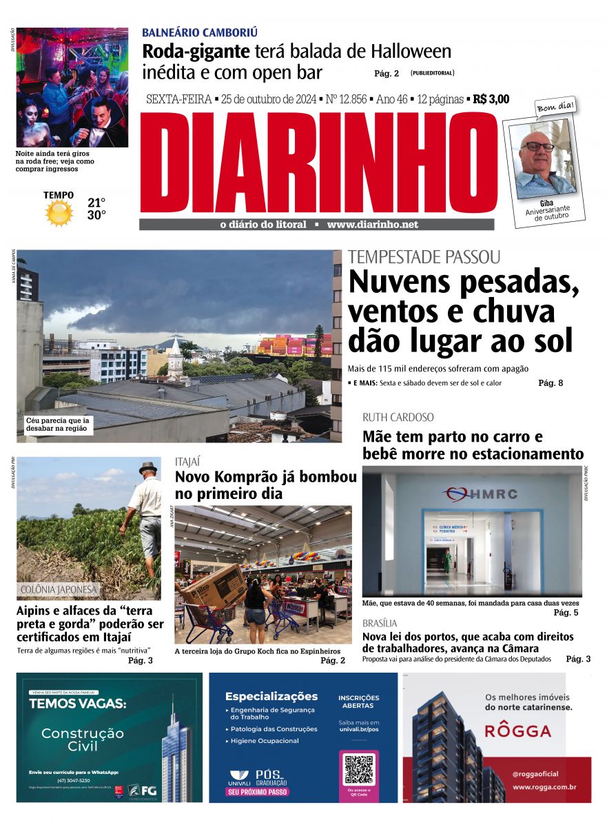 Confira a capa de hoje