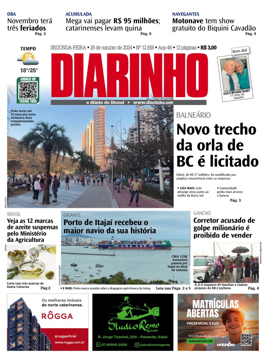 Confira a capa de hoje