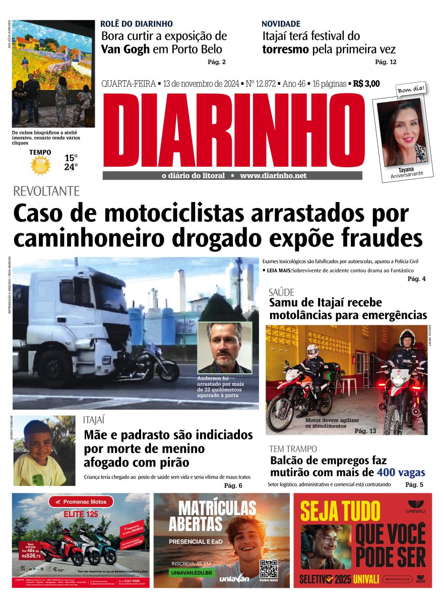 Capa de hoje