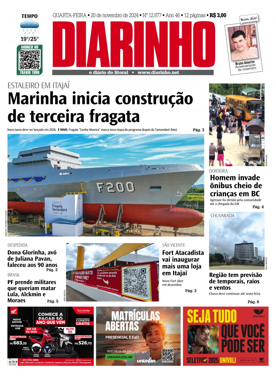 Confira a capa de hoje