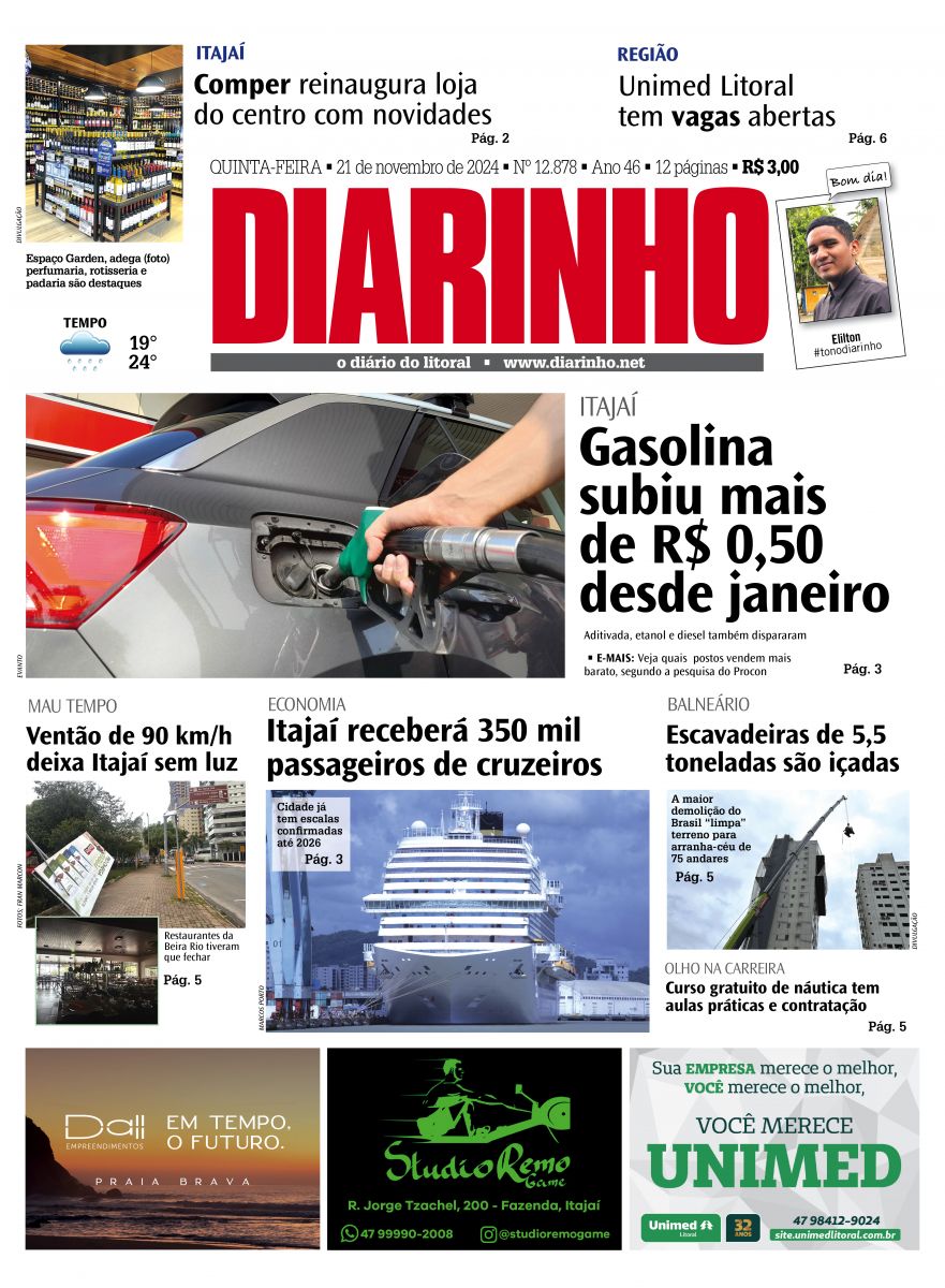 Confira a capa de hoje