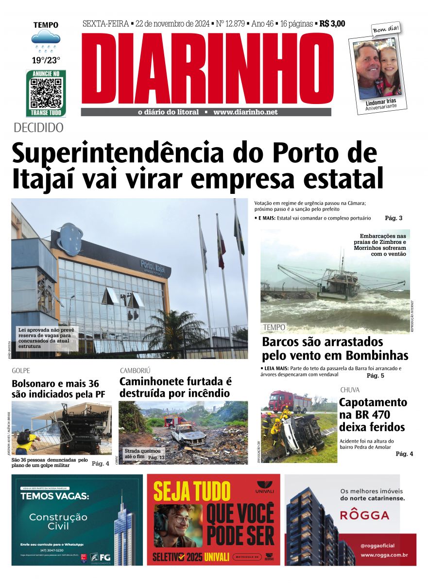 Confira a capa de hoje