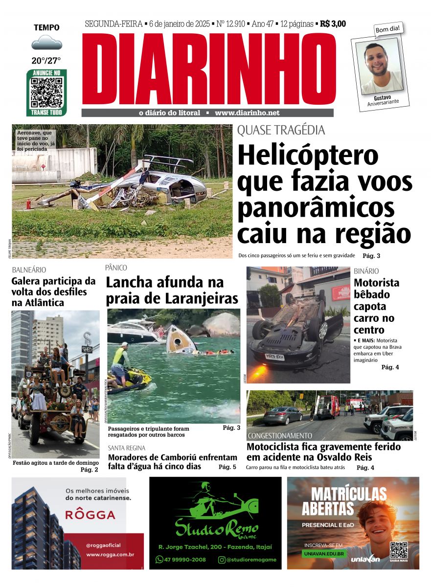 Capa de hoje