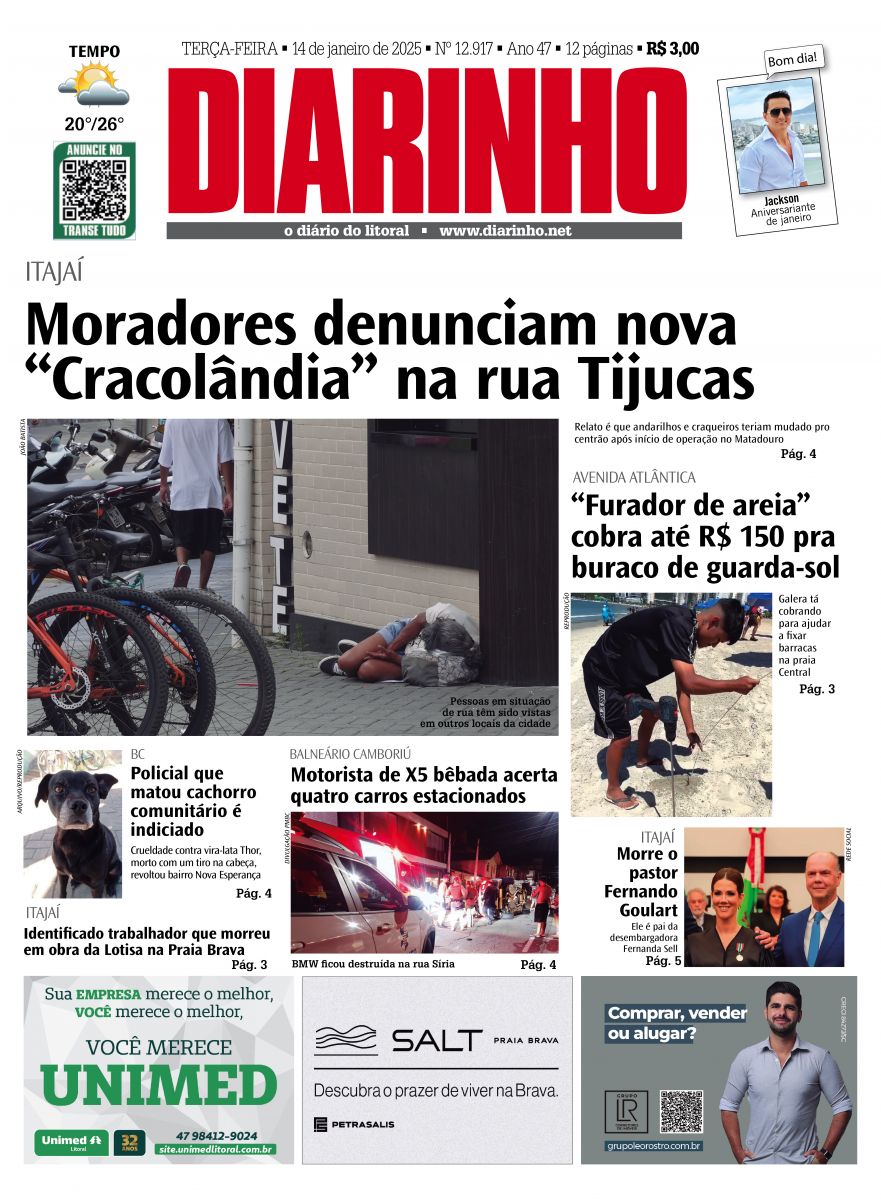 Confira a capa de hoje