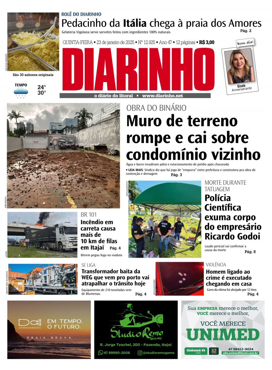 Confira a capa de hoje