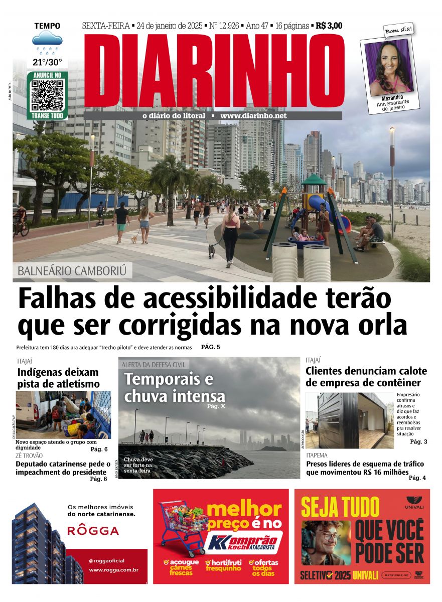 Confira a capa de hoje