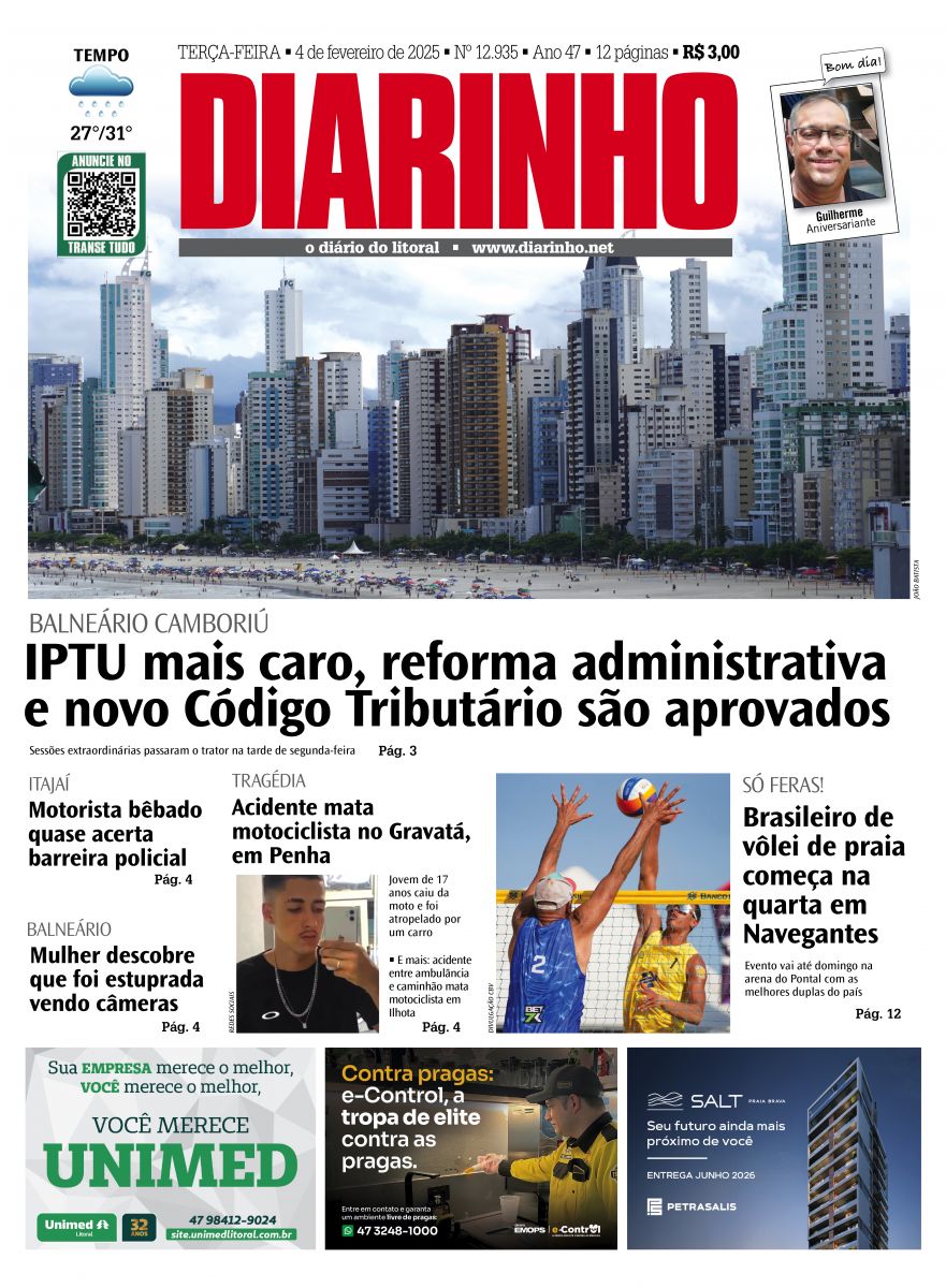 Capa de hoje