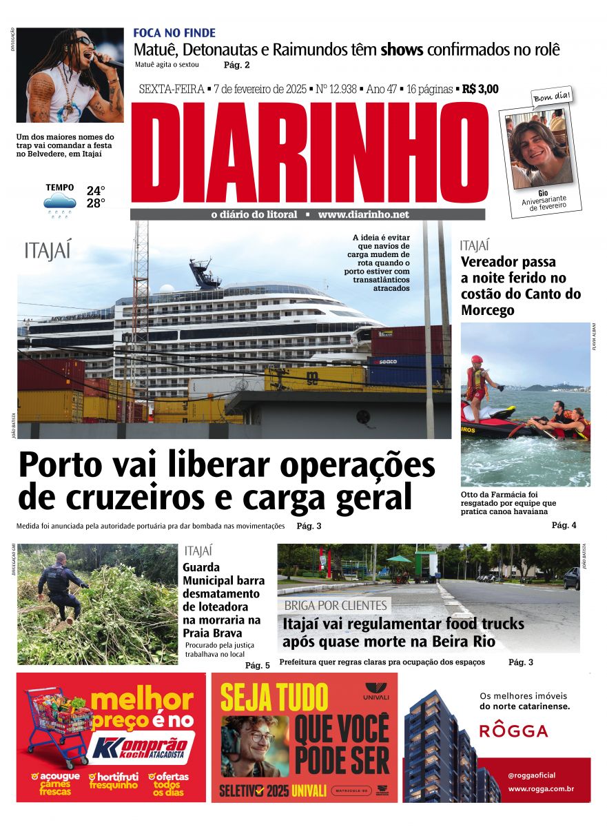 Capa de hoje