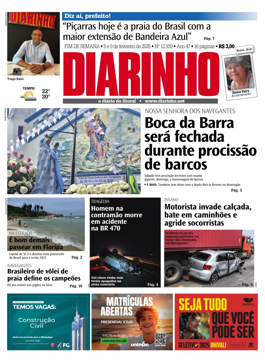 Confira a capa de hoje