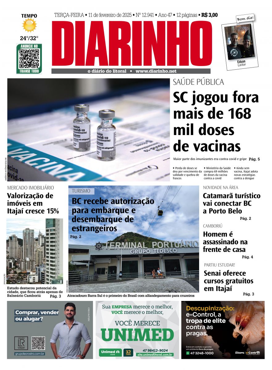 Capa de hoje