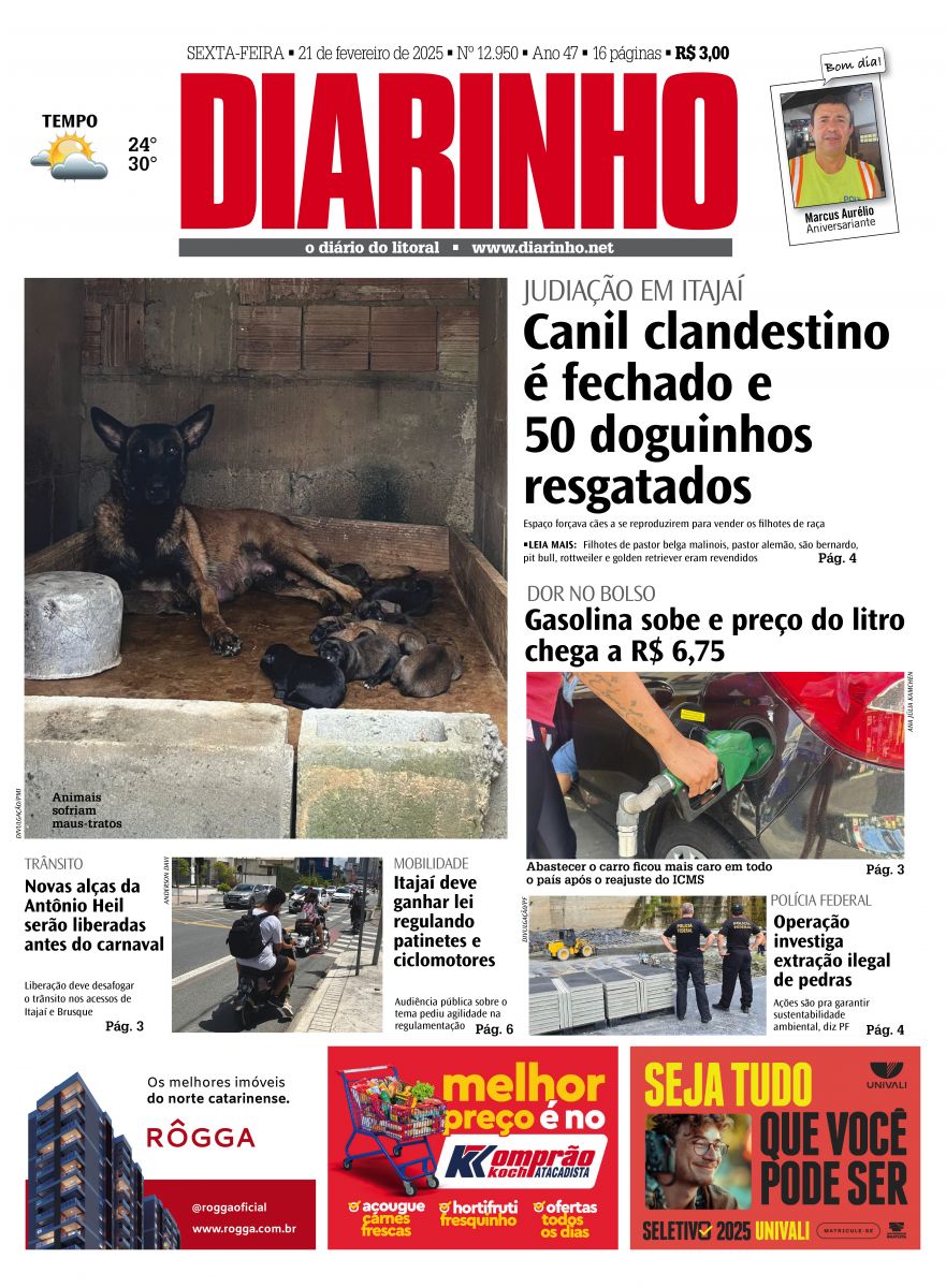 Capa de hoje