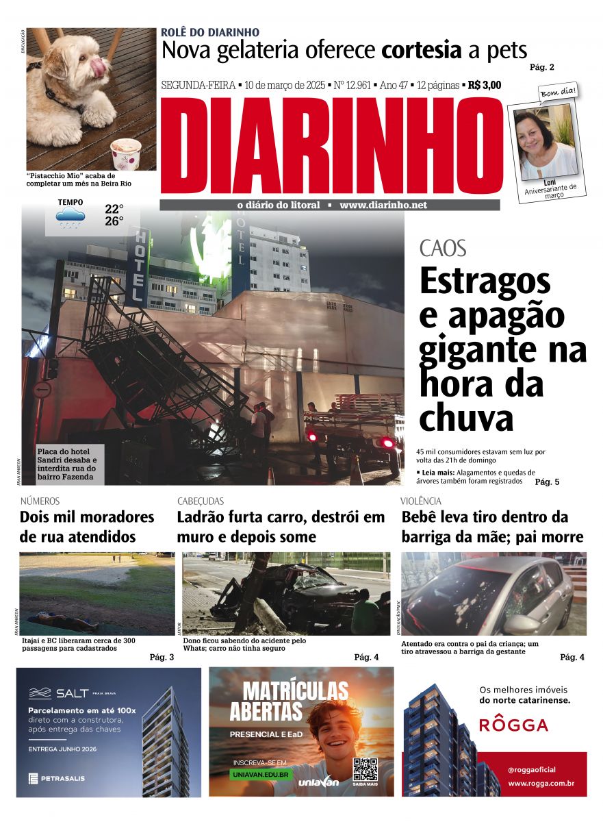 Capa de hoje