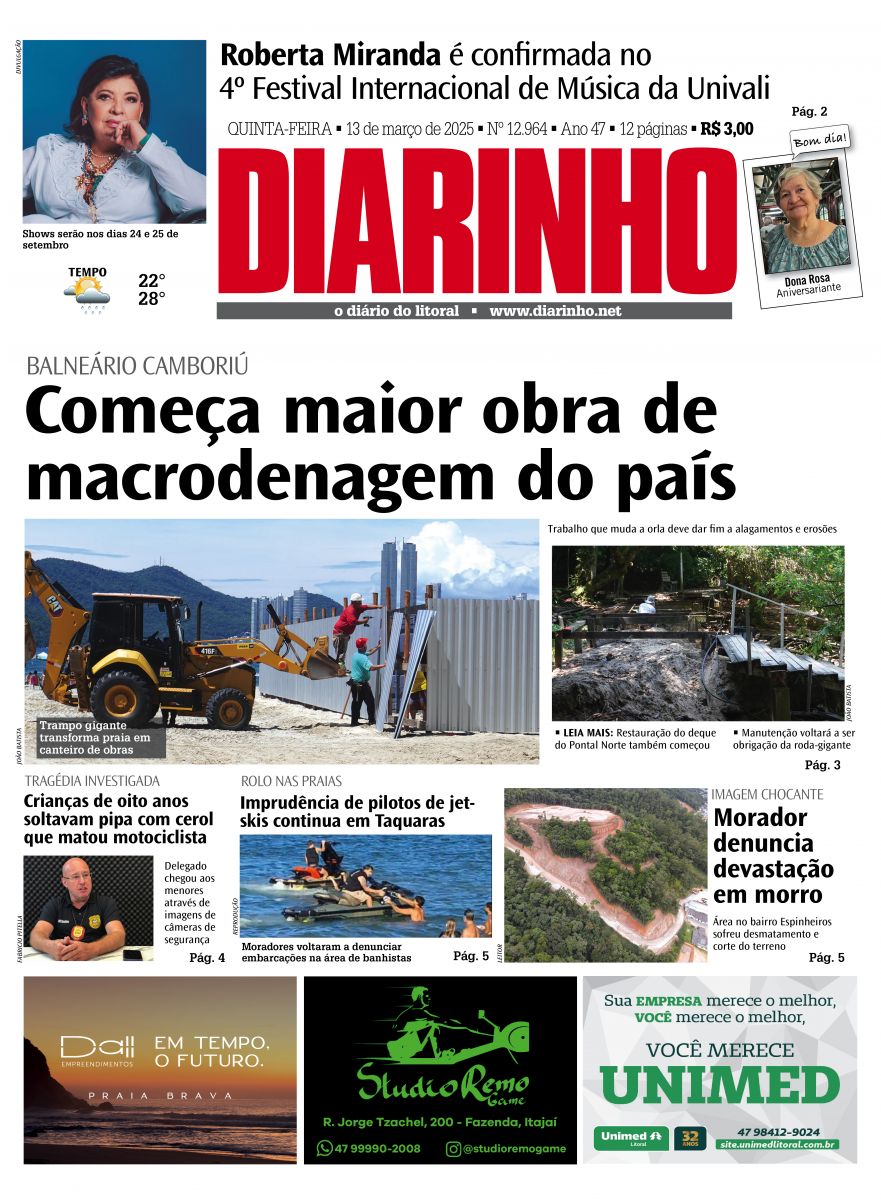 Confira a capa de hoje