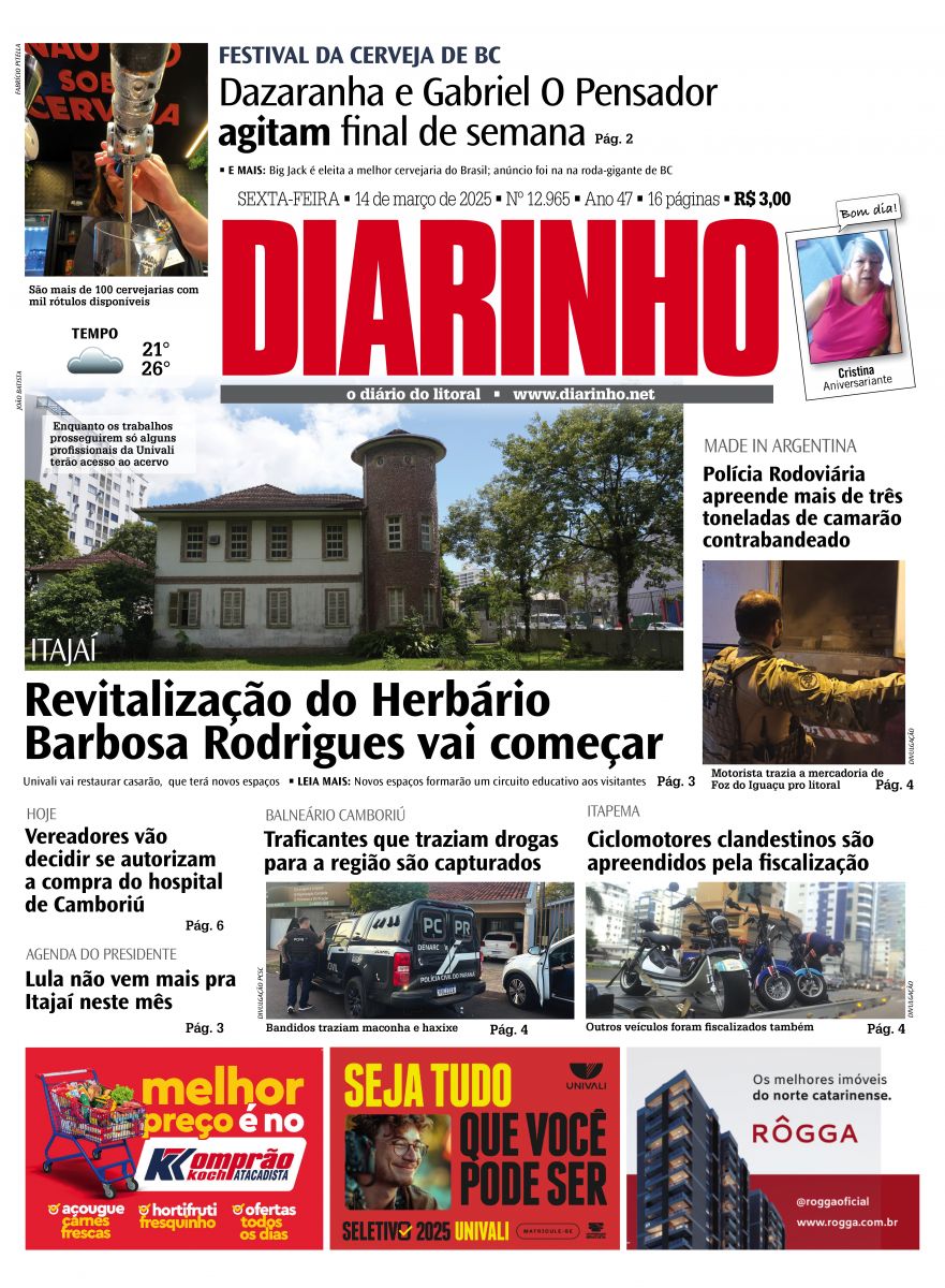 Confira a capa de hoje