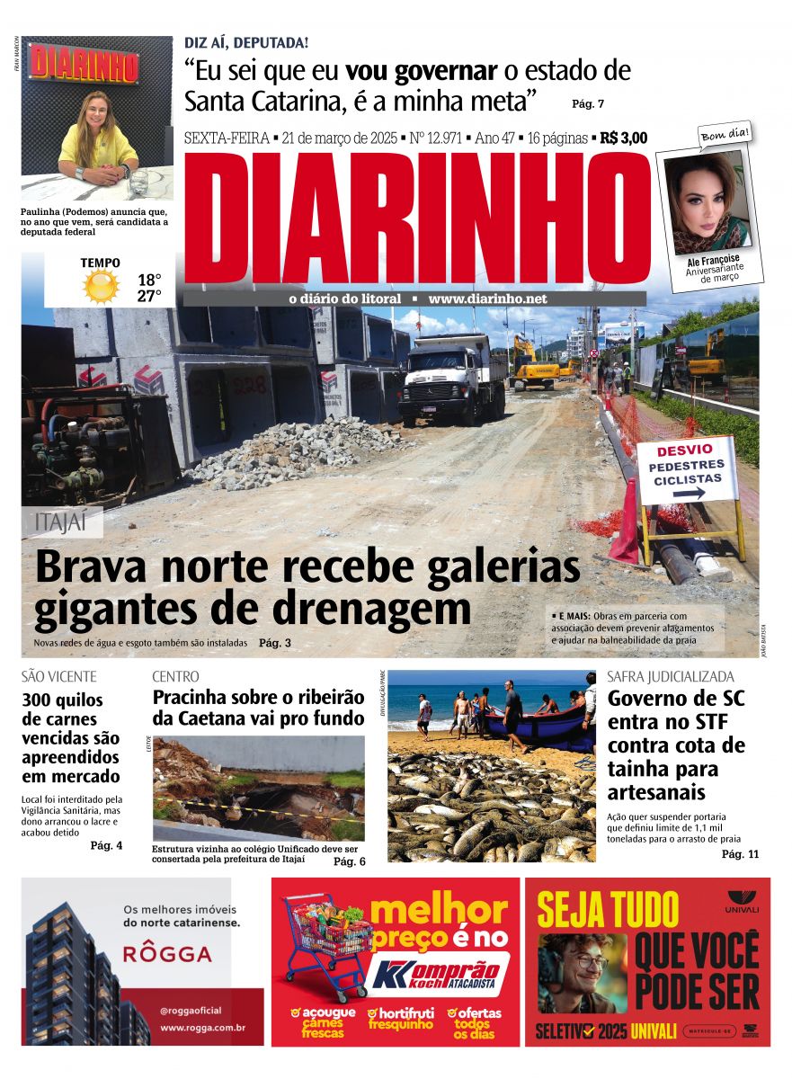 Capa de hoje