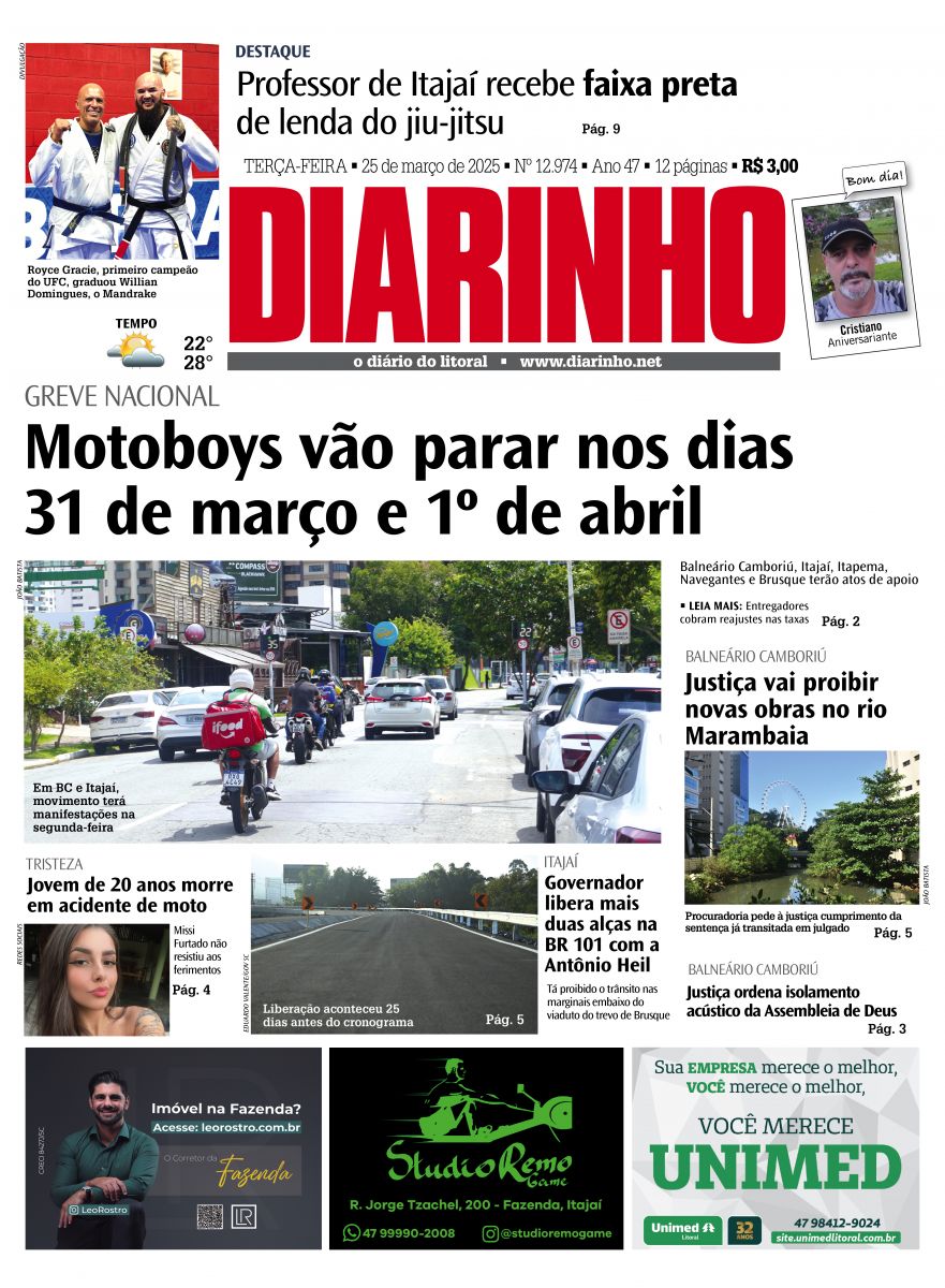 Capa de hoje