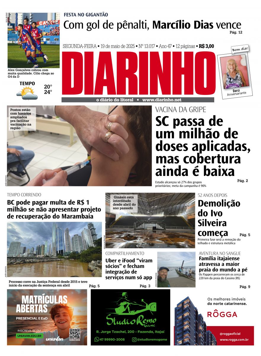 Confira a capa de hoje