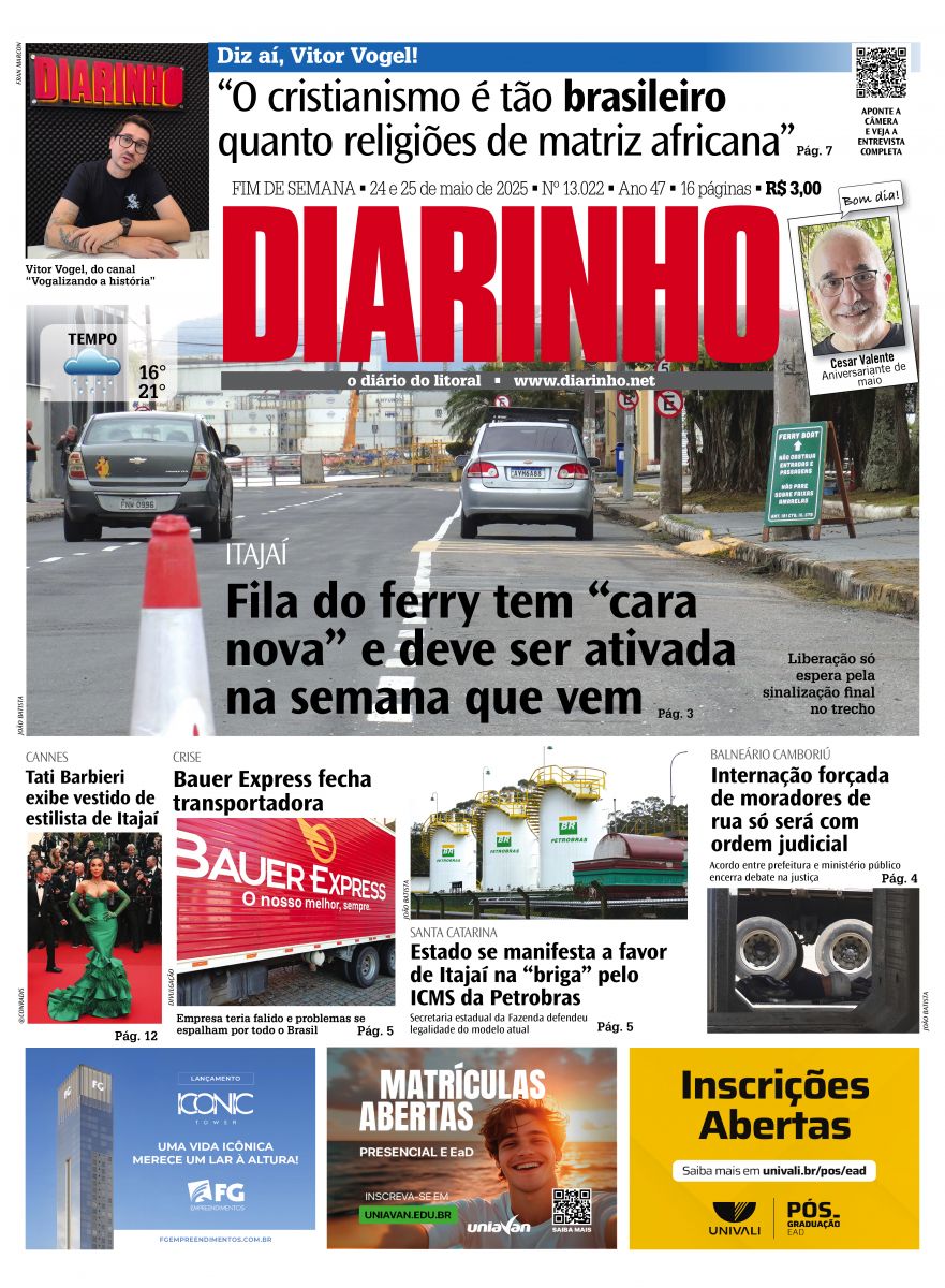 Confira a capa de hoje