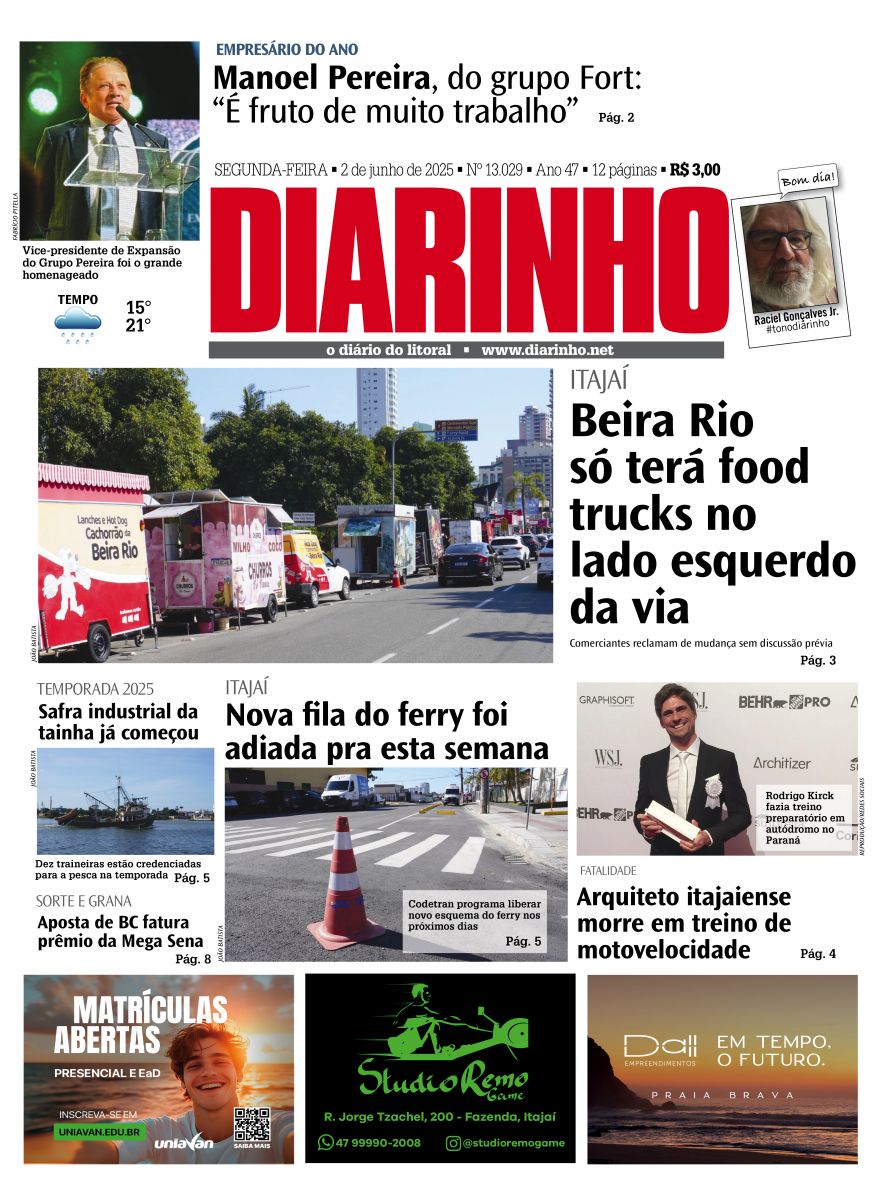 Capa de hoje