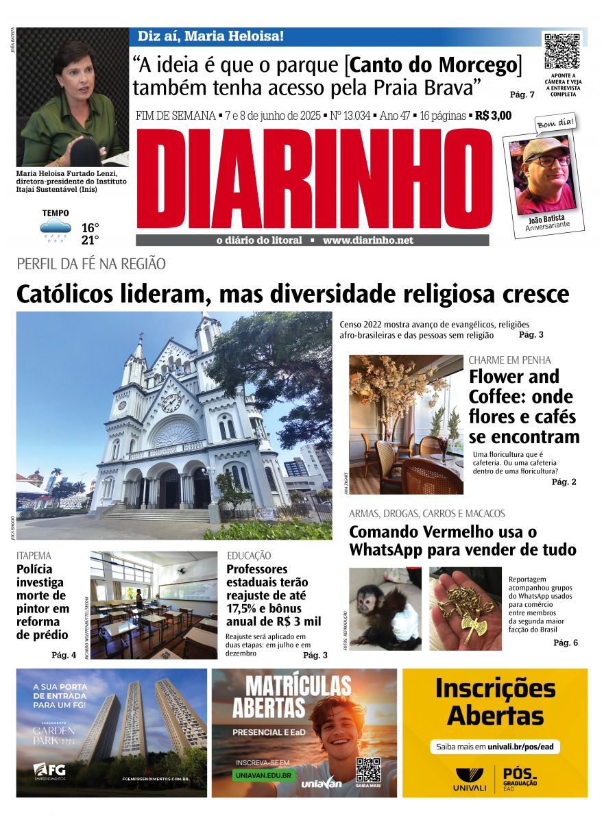 Capa de hoje