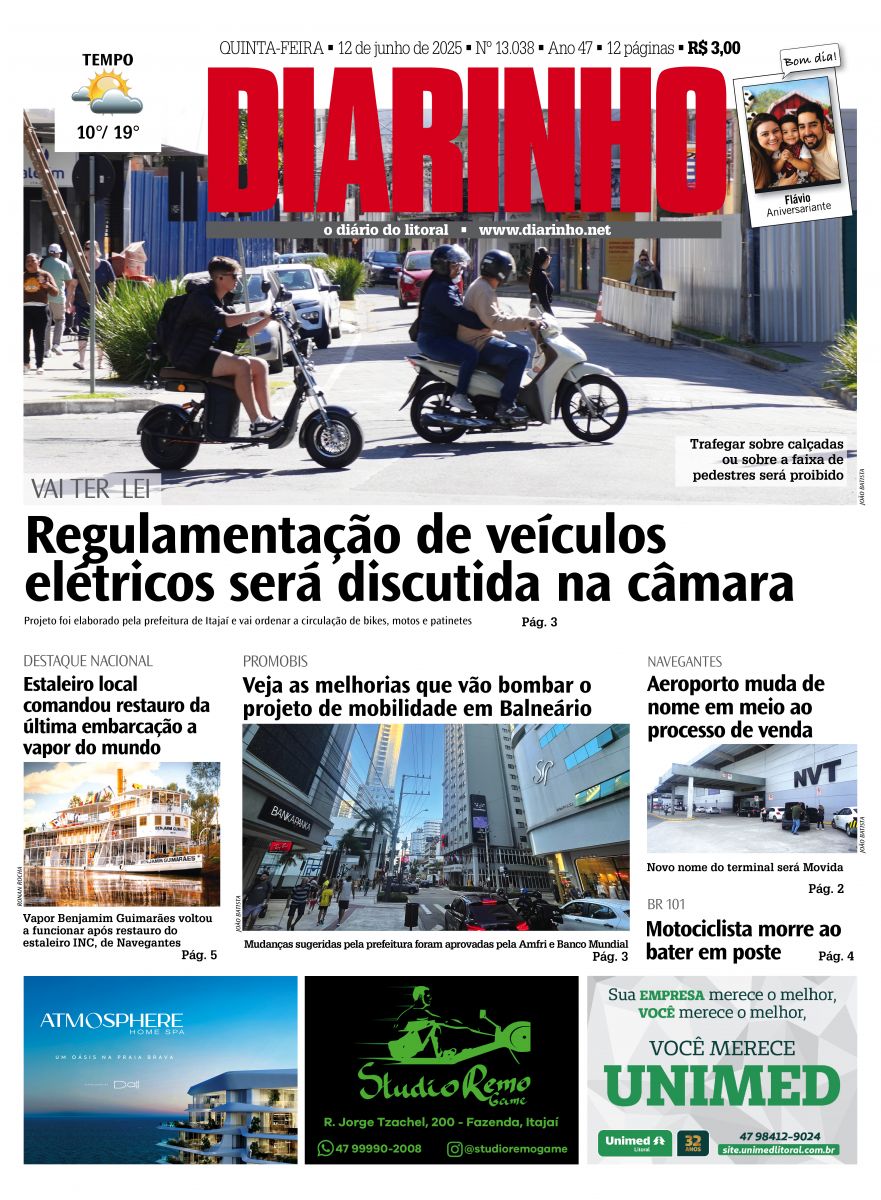 Capa de hoje