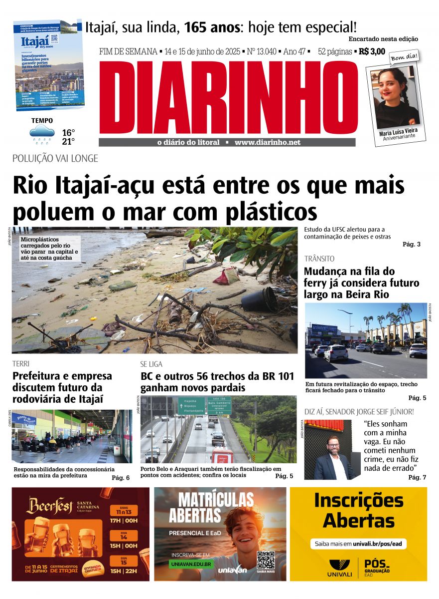 Capa de hoje