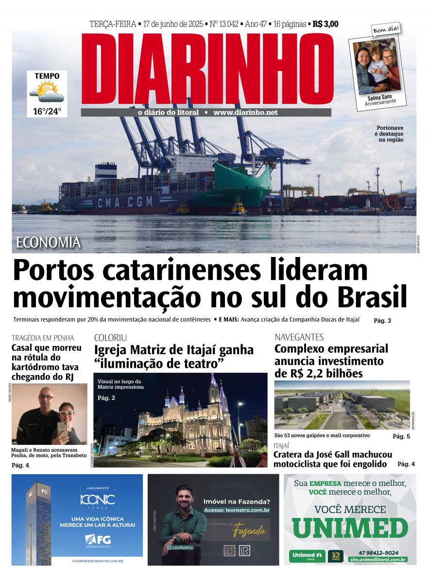 Capa de hoje