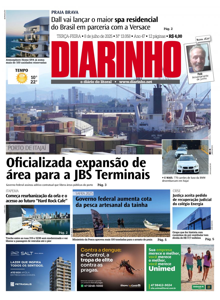 Confira a capa de hoje