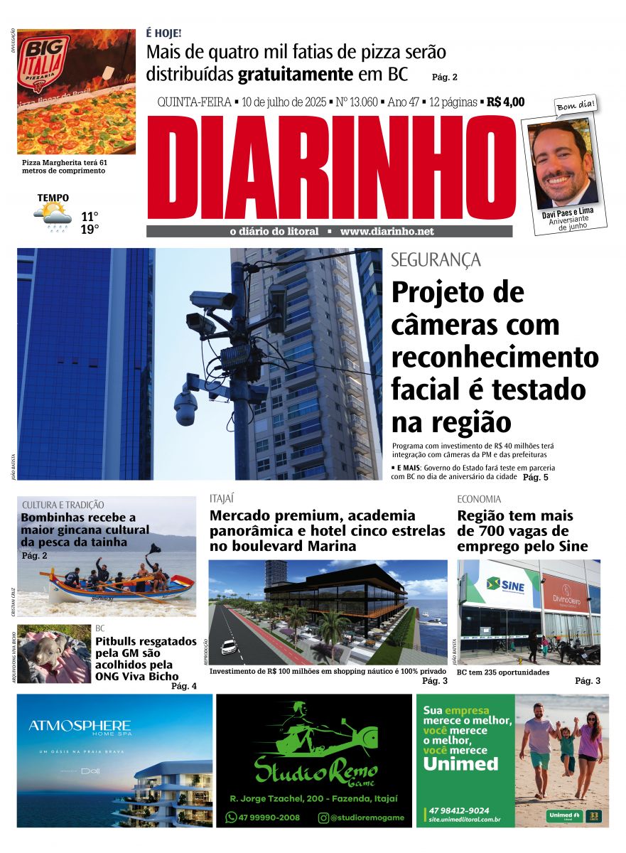 Capa de hoje