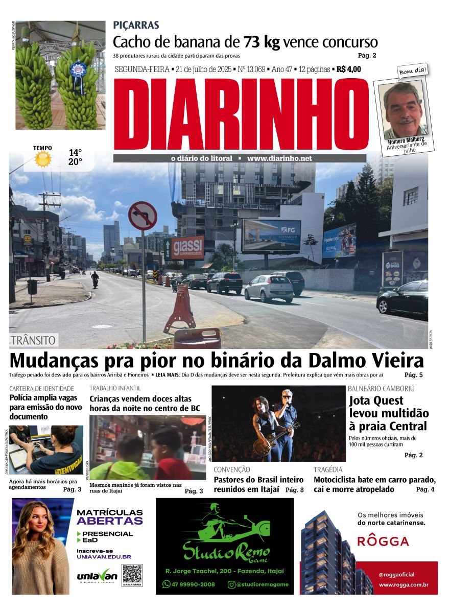 Confira a capa de hoje