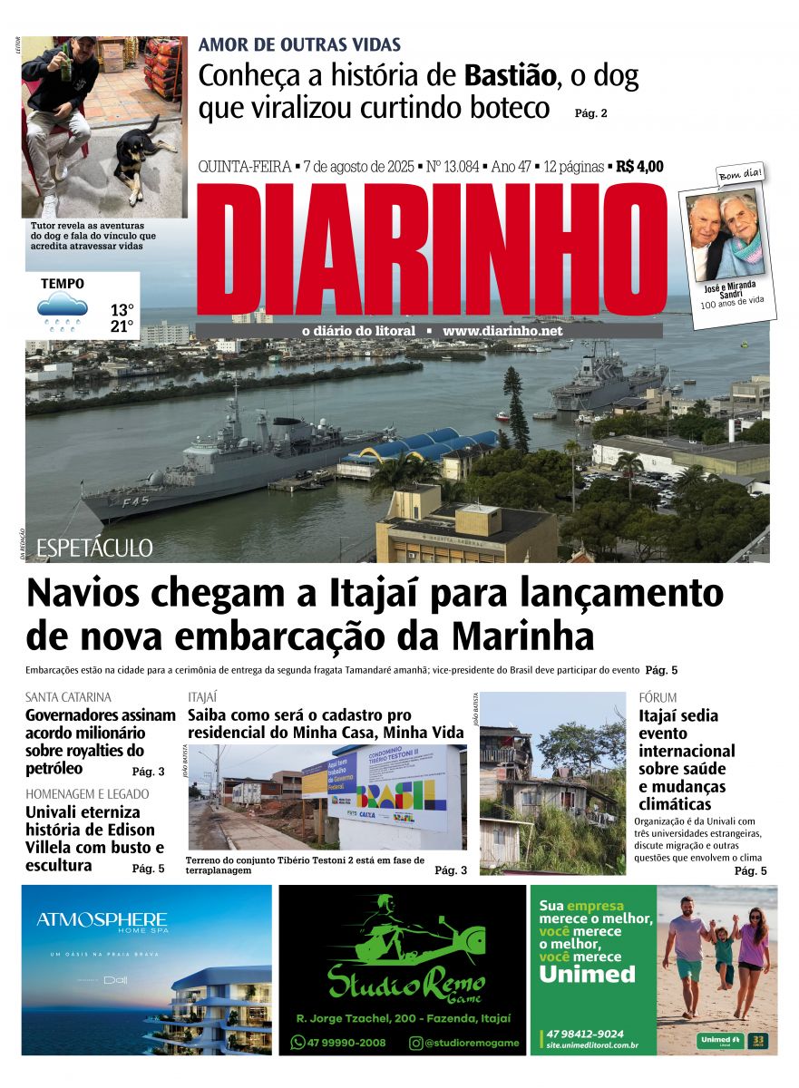 Confira a capa de hoje