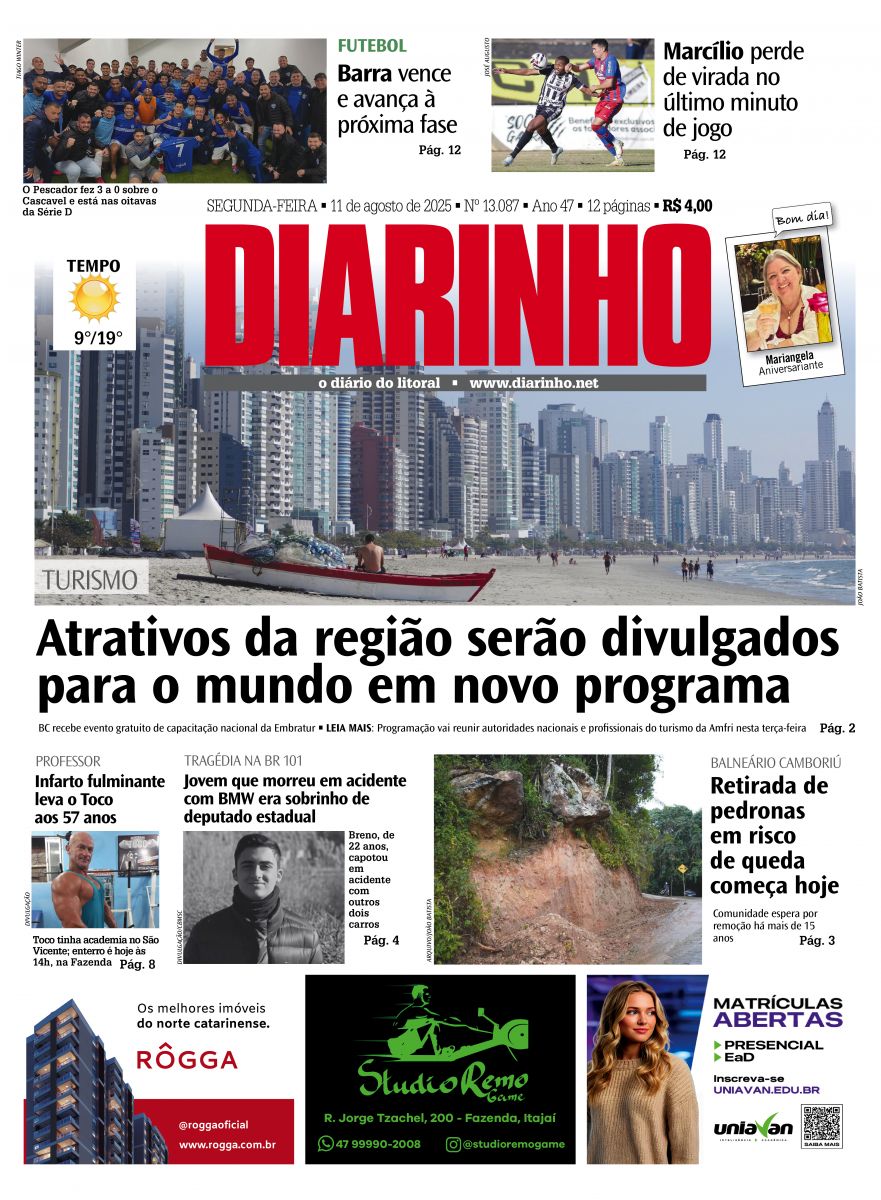 Capa de hoje
