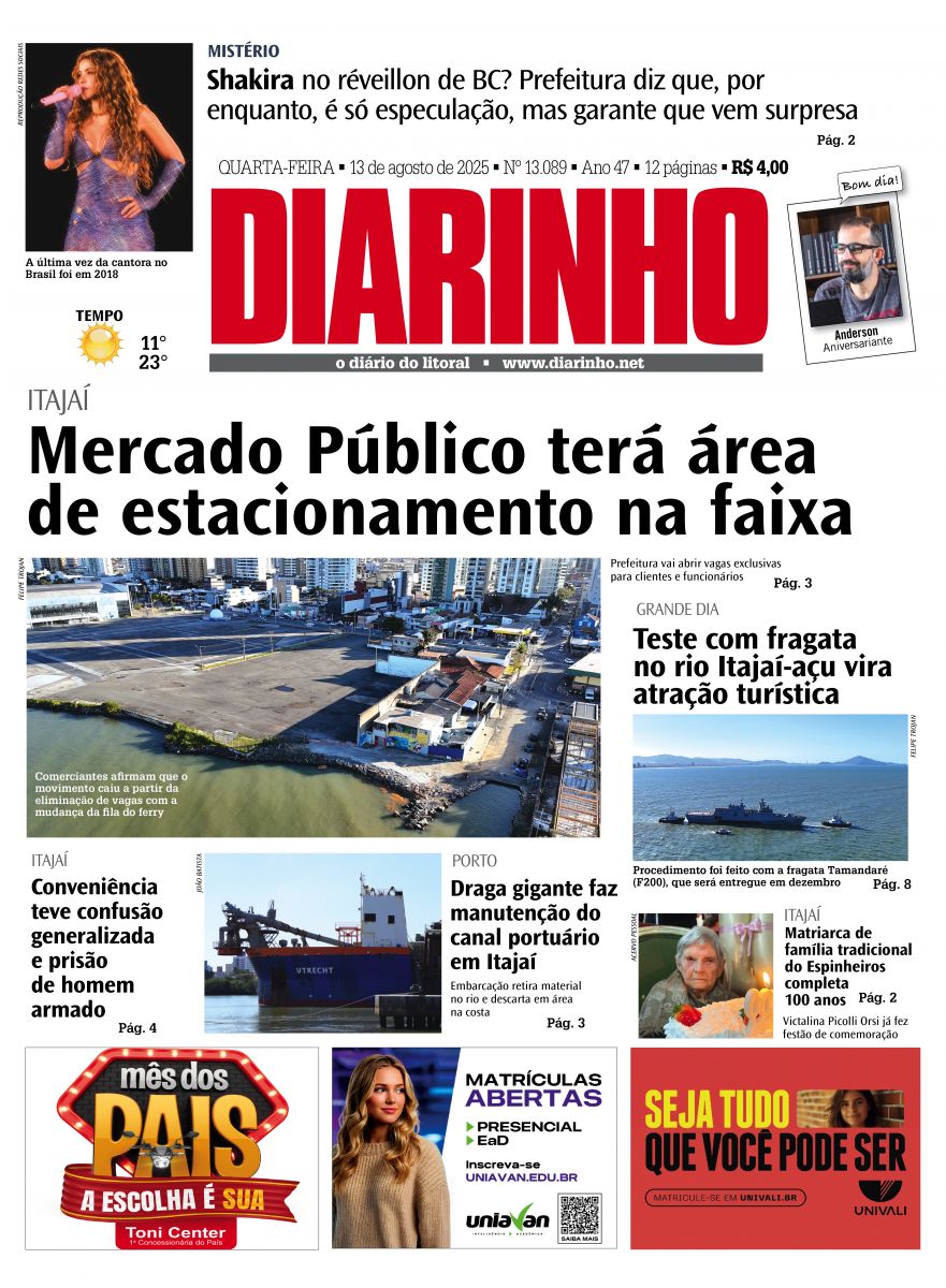 Confira a capa de hoje