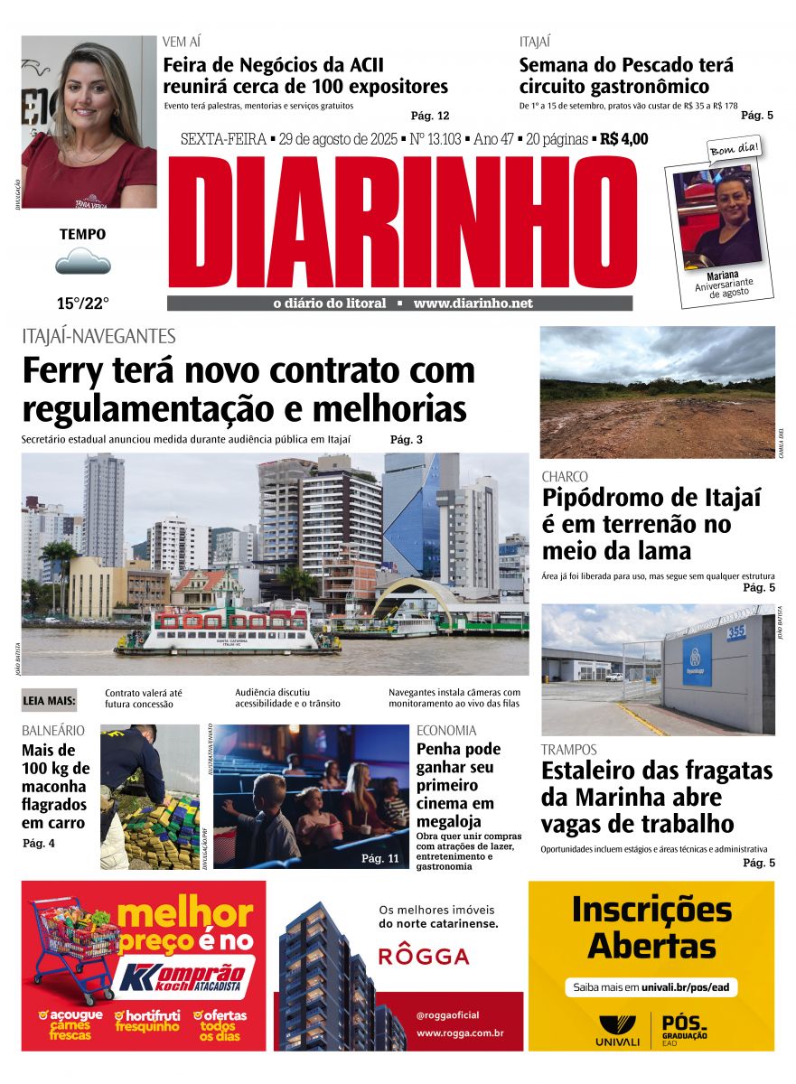Confira a capa de hoje