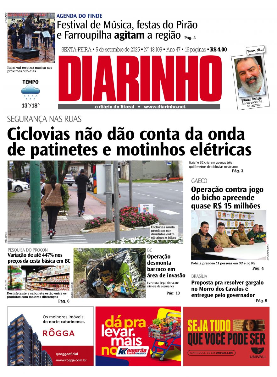 Confira a capa de hoje