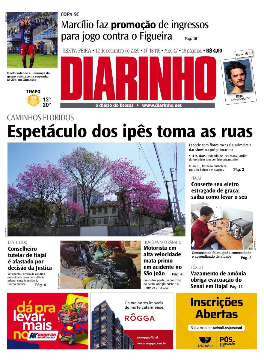 Confira a capa de hoje