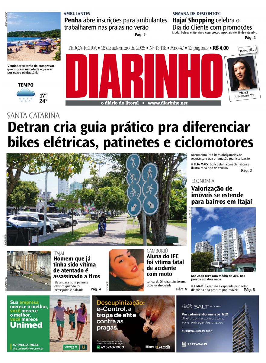 Capa de hoje