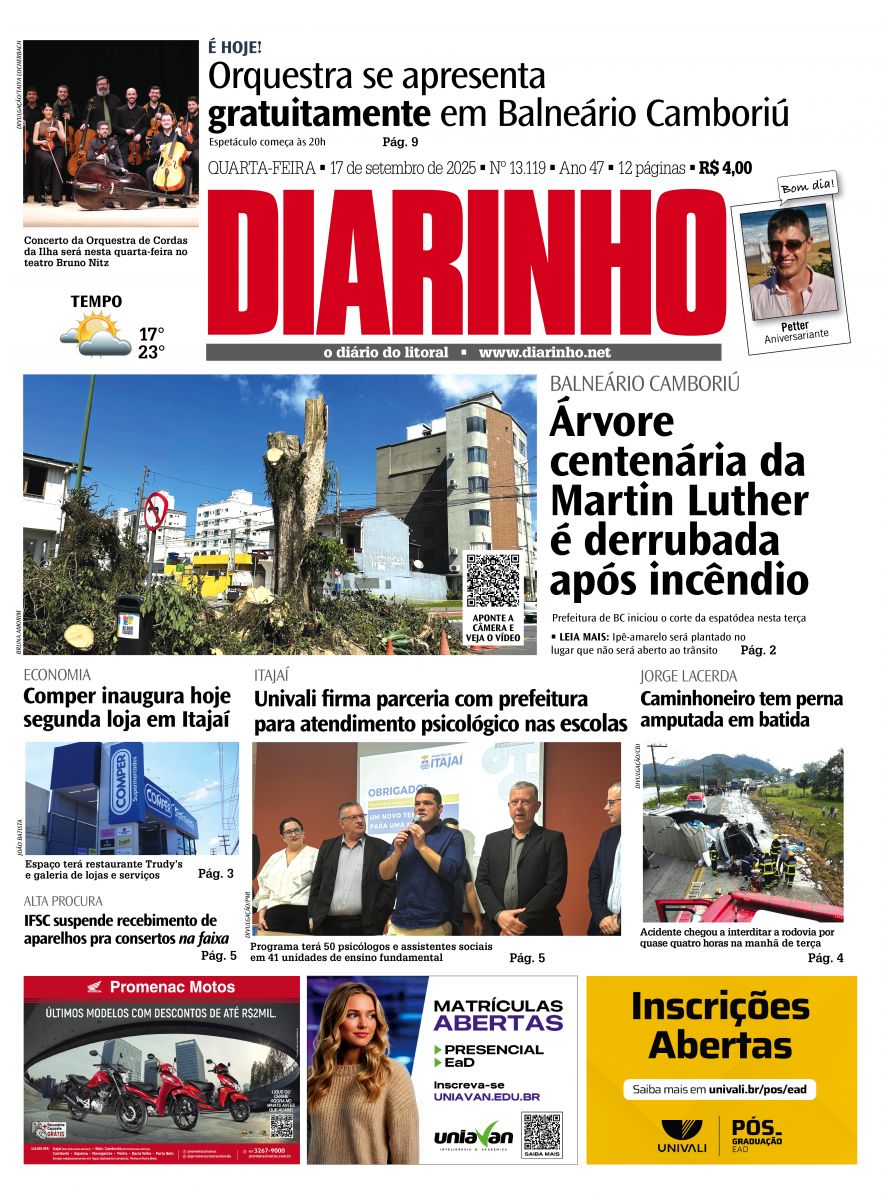 Confira a capa de hoje