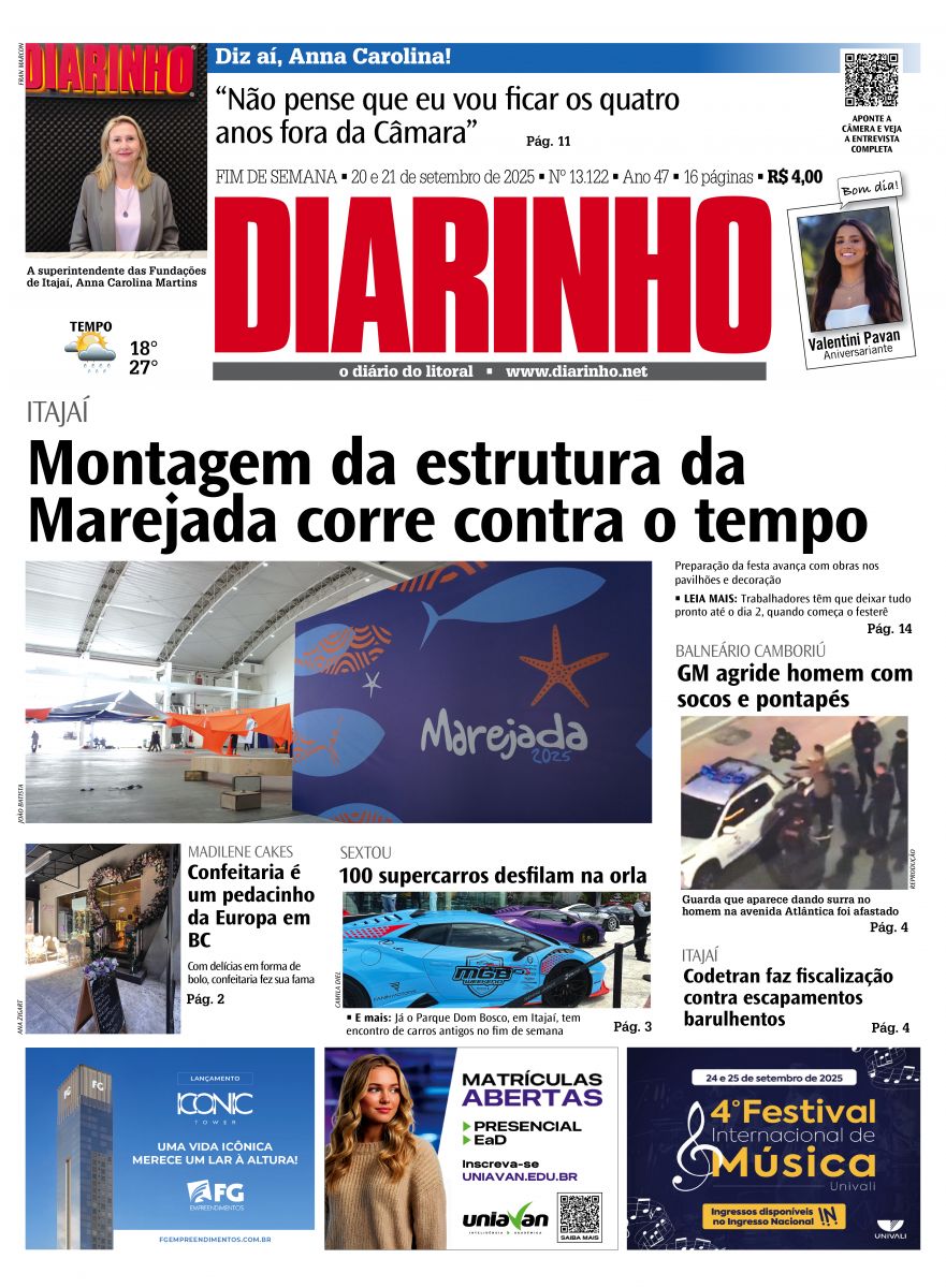 Confira a capa de hoje