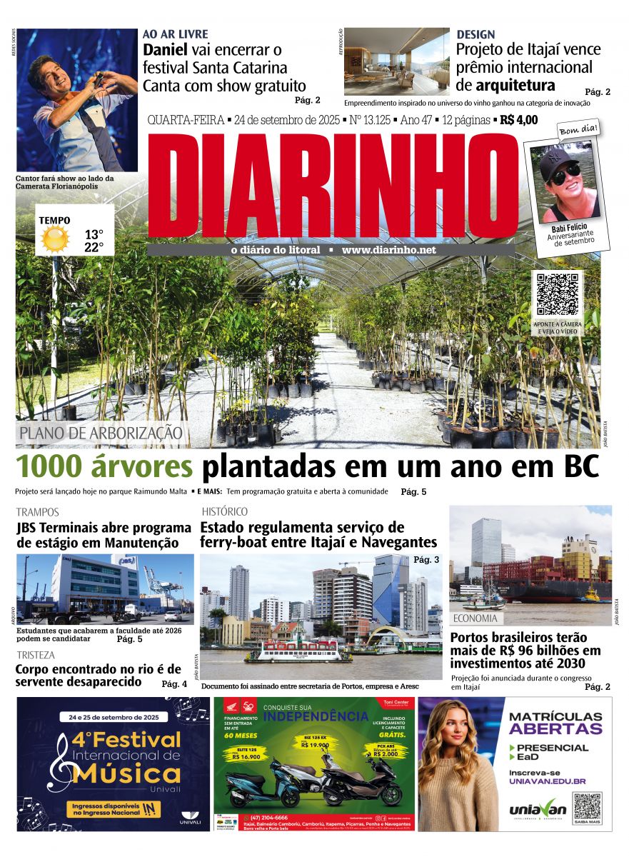 Confira a capa de hoje