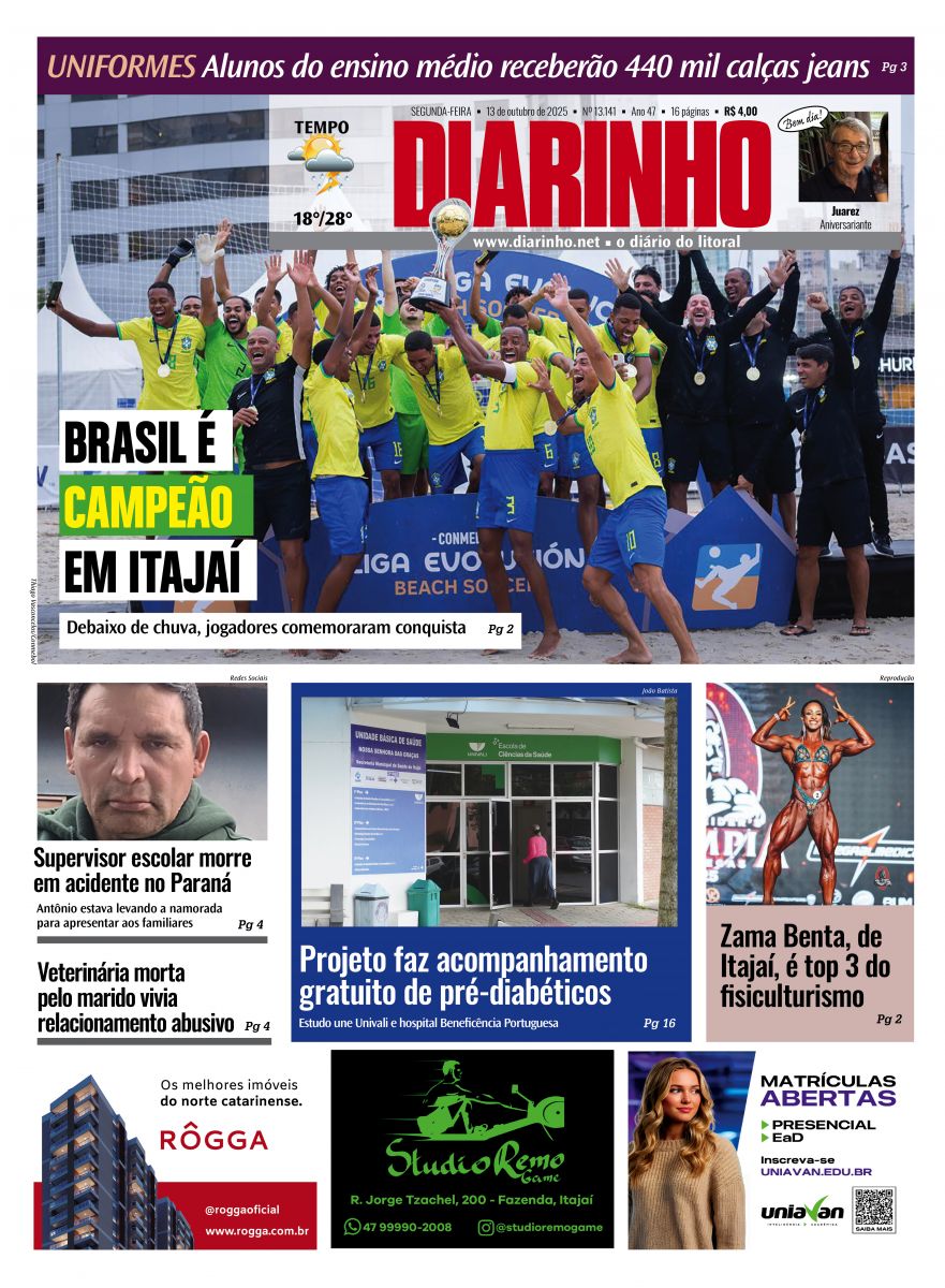 Capa de hoje
