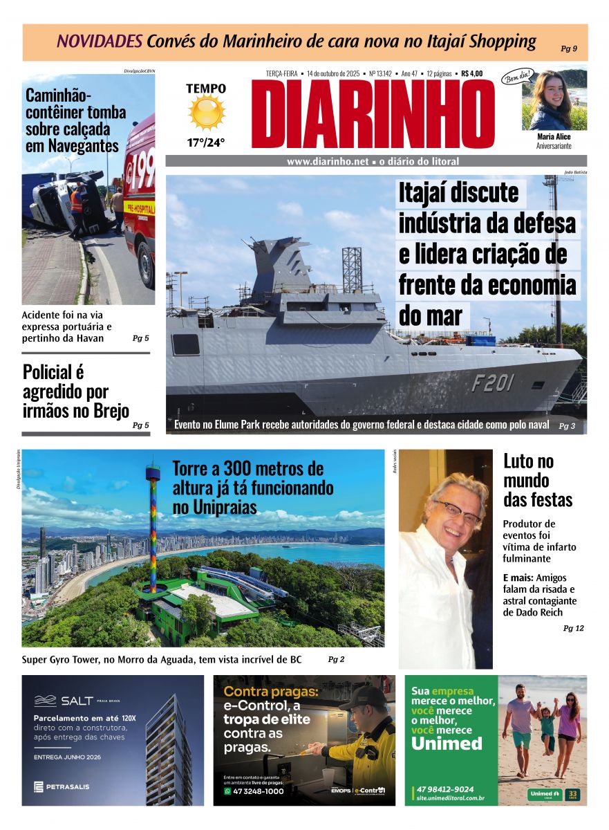 Capa de hoje