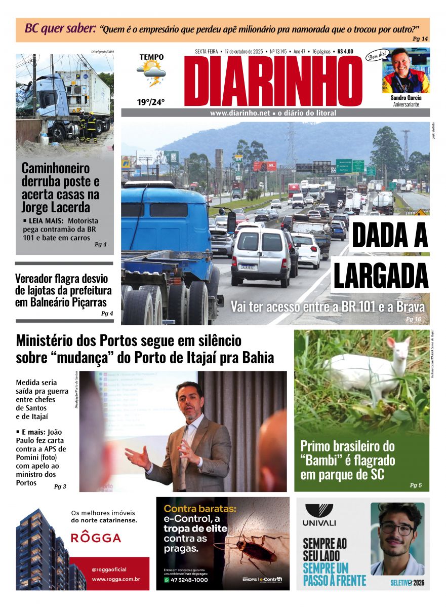 Capa de hoje