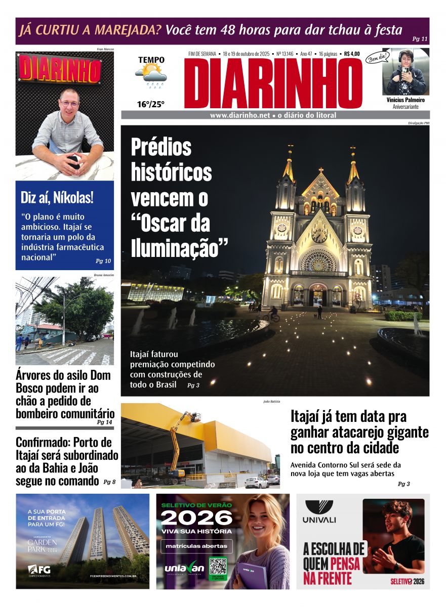 Capa de hoje