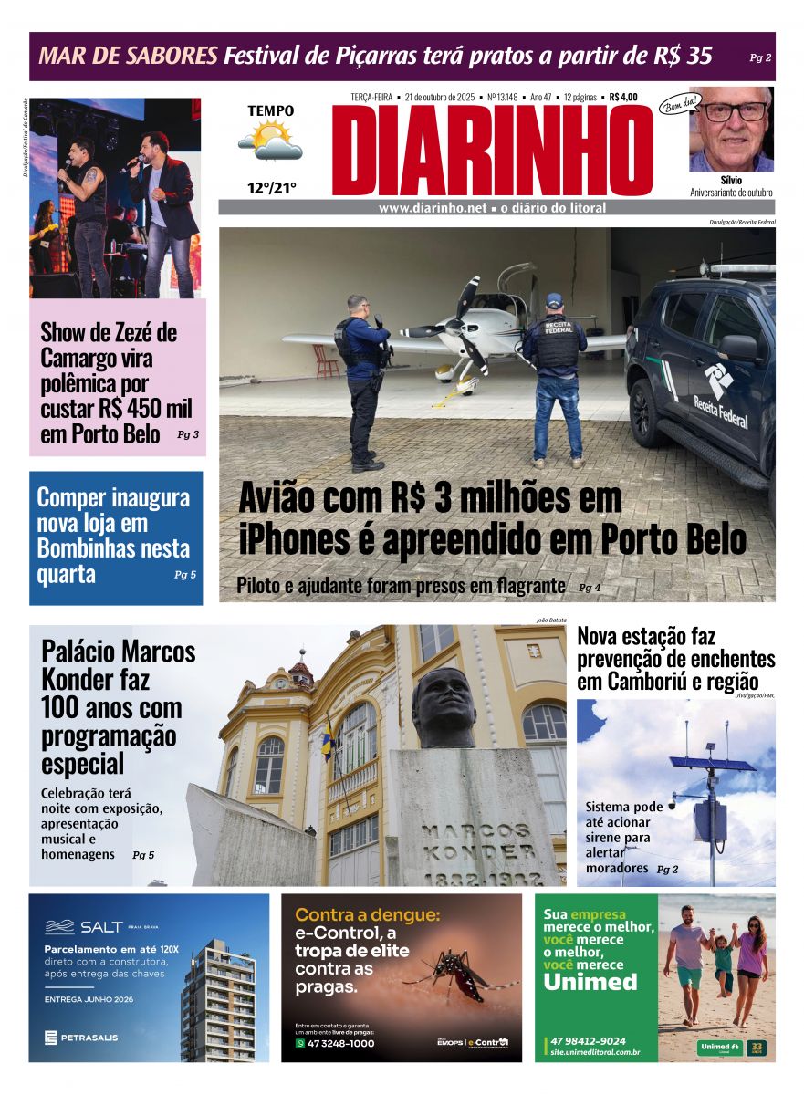 Capa de hoje