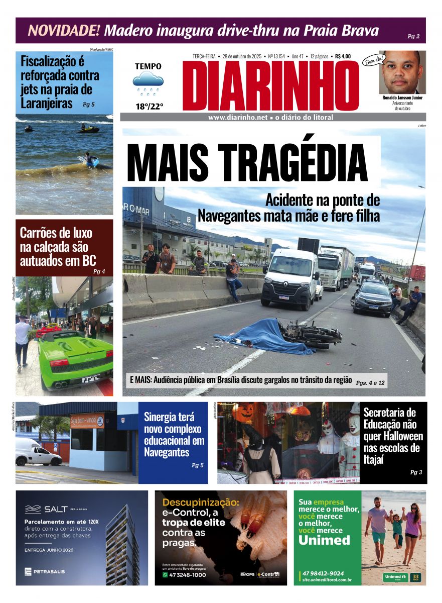 Confira a capa de hoje
